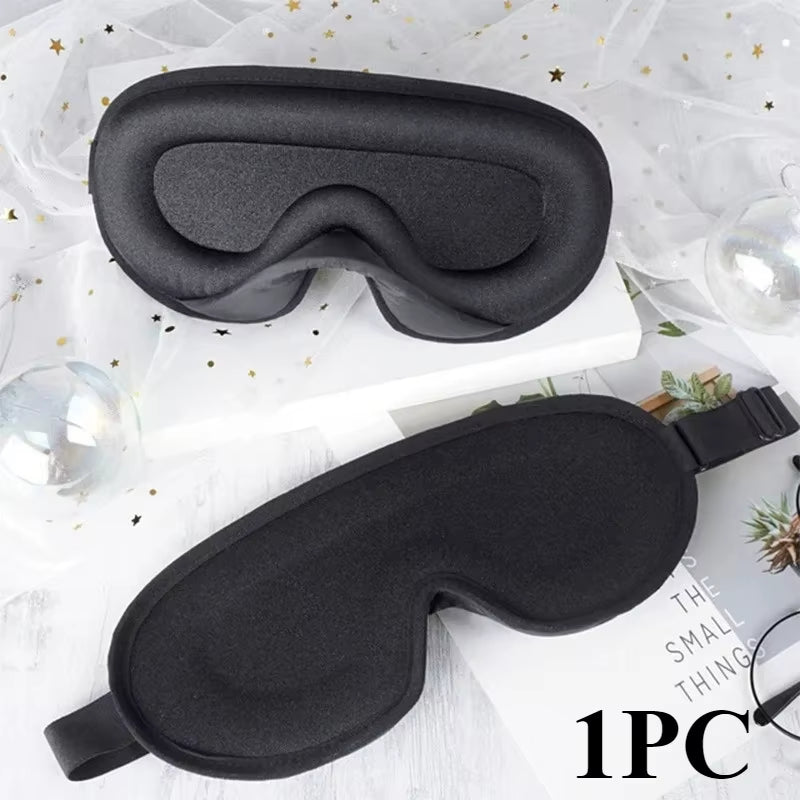 3D Sleeping Mask Memory Foam Block Out Light Sleep Mask Eye Shade Blindfold for Eye Sleep Masker Sleeping Aid Face Mask Eyepatch