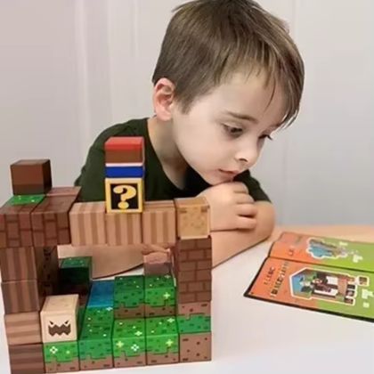 Blocs Magnétiques - Redécouvrir le vrai jeu, loin des pixels ! 🌟👾