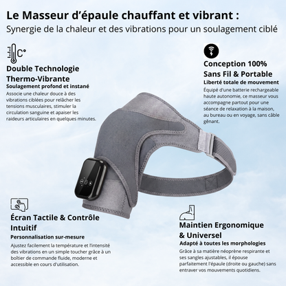 Masseur d'épaule chauffant et vibrant