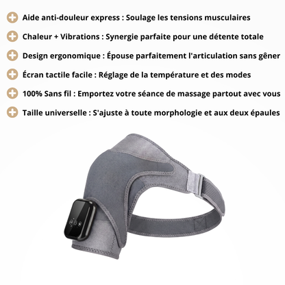 Masseur d'épaule chauffant et vibrant