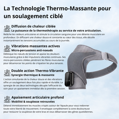 Masseur d'épaule chauffant et vibrant